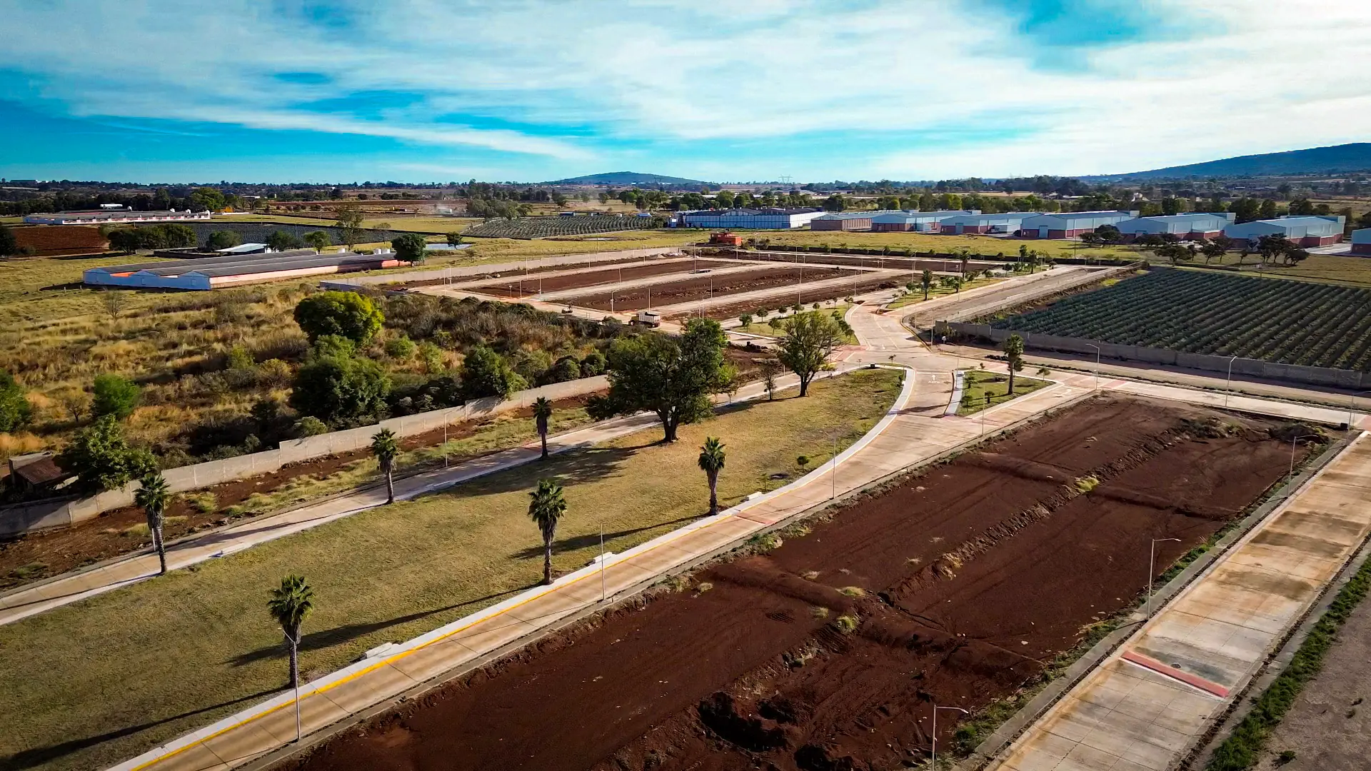 Vista aérea de urbanización ejecutada por CDOA en Tepatitlán de Morelos