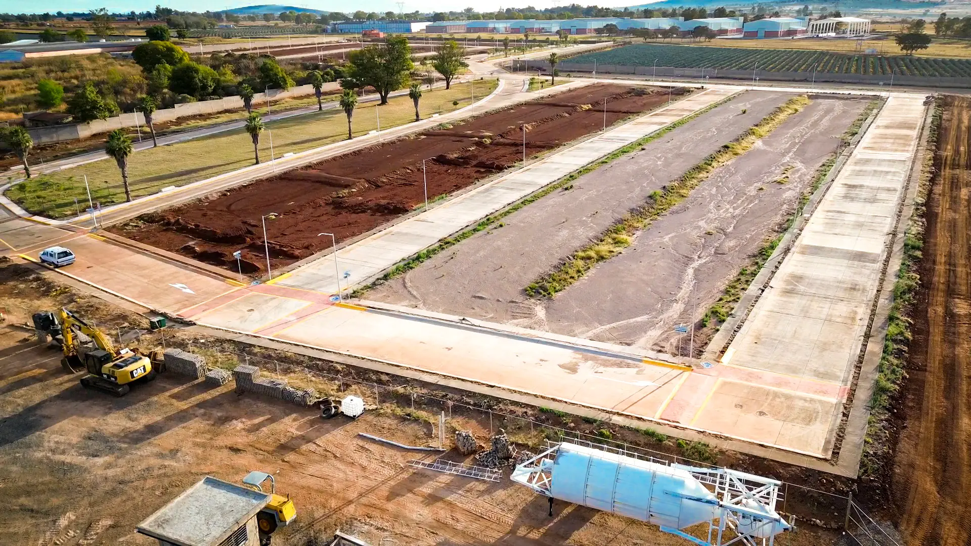 Vialidades y lotes de ROMA Residencial